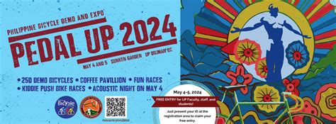 pedal up 2024|Pedal UP 2024: Philippine Bicycle Demo & Expo.